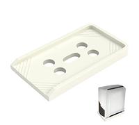 CPU Holder Stand Desktop PC Tower Stand CPU Stand, Ventilated PC Tower Stand, Under Desk CPU Holder Mobile Gaming PC Floor Stand with 4 Caster Wheels PC Tower Stand (Color : Blanc, Size : Without wh