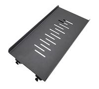 CPU Holder Stand PC Tower Stand, Metal CPU Stand with Rolling Caster Wheels - Heavy Duty Desktop Stand PC Cart PC Tower Floor Stand for Most Gaming PCs PC Tower Stand ( Color : Black , Size : 440*220m