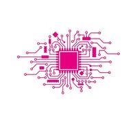 CPU IT Digital Music Producer Hacker Gamer Wall Decal Computer Technology Circuit Board Wall Sticker Vinyl Art Room Decor-S-35x56cm