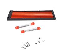 CPU Liquid Cooler Water Cooling Radiator, High Performance PC Water Cooling System, Multiple Copper Pipes for Enhanced Heat Dissipation, Black and Yellow Aluminum Alloy Radiator wi (360mm)