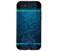 CPU PC Sci-fi Movie Tees Circuit Board Geeks Computing Case for iPhone SE (2020) / 7/8