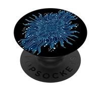 CPU PC Sci-fi Movie Tees Circuit Board Geeks Computing Gifts PopSockets Adhesive PopGrip
