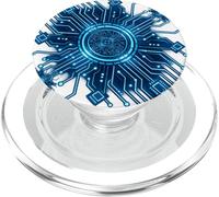 CPU PC Sci-fi Movie Tees Circuit Board Geeks Computing Gifts PopSockets PopGrip for MagSafe