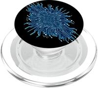 CPU PC Sci-fi Movie Tees Circuit Board Geeks Computing Gifts PopSockets PopGrip for MagSafe