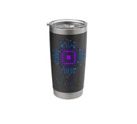 CPU PC Sci-fi Movie Tees Circuit Board Geeks Computing Stainless Steel Insulated Tumbler