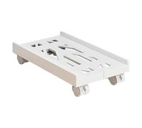Cpu Stand | Adjustable Telescopic Computer Holder | Desktop Tower Base with Rolling | Removable Caster Wheel Bracket Tray | Mobile Cpu Stand for Home, Office, Workstation