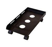 CPU Stand/CPU Holder Floor PC Stand CPU Holder，Metal Radiator Bracket， Locking Casters PC Rolling Rack，Durable with Ventilation Holes PC Tower Stand Holder (Size : M)