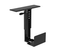 CPU Stand CPU Mobile Cart Holder Adjustable Under Desk PC Mount and CPU Holder Wall Mount， Case Under-Desk Stand Mount，PC