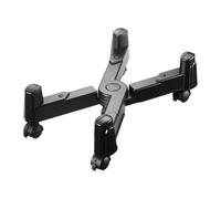 CPU Stand CPU Mobile Cart Holder PC Tower Floor Stand, Adjustable Width & Length Holder Under Desk, Mobile CPU with 5 Rolling Caster Wheels for Home Office
