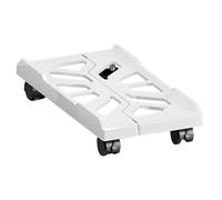 CPU Stand - Mobile Computer Case Holder Base, Rolling Desk System | Four Wheel Mobility Frame Adjustable Support Structure, Under Desk PC Storage Solution, Office Setup Organizer