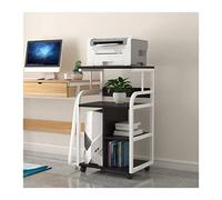 CPU Stand Mobile Printer Stand with Open Storage, 4-Tier Rolling Printer Table Desktop PC Tower Stand with Wheels for Home Office Storage and Organization Computer Tower Stand (Color : 004)