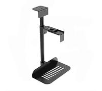 CPU Stand Portable CPU Holde CPU Holder Under Desk Mount - Universal PC Case Holder Adjustable Wall PC Mount with 360° Swivel, Suspended PC Tower Holder Mainframe Hanger Mobile CPU Stand (Color : Kno