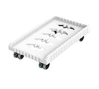 CPU Stand Portable CPU Holde PC Tower Stand Cart, Mobile CPU Stand, Floor PC Tower Stand with Rolling Caster Wheels, Desktop PC Case Holder Fits Most Gaming PC Under Desk Mobile CPU Stand (Color : Bl