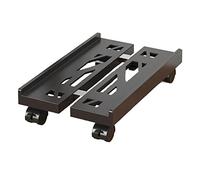 CPU Stand Portable CPU Holde Rolling Desktop PC Tower Stand, Adjustable Mobile CPU Holder with Locking Caster Wheels, Expandable PC Case Holder for Most Desktop Towers Mobile CPU Stand (Color : Black