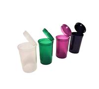 (CPUK Exclusive) 30X 6 DRAM Bulk Wholesale POP TOP Squeeze Pot STASH CAN JAR Pill Box CASE Gram TUBS CONTAINERS TUBS CALI POTS SNAP CAPS VIALS (+3 Exclusive CPUK Stickers)