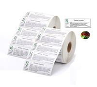 (CPUK Exclusive) 5X RX Medical Labels Stickers Labels for Squeeze POP TOP POTS TUBS Prescription CONTAINERS VIALS SNAP CAPS Compliant Strain Labels (Free CPUK Sticker)