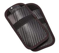 CPWUFIYD Faraday Key Fob Protector - 2 Pack Mini Anti-Theft Pouch Key Fob RFID Signal Blocking Faraday Bag for Key Fob