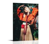 CPXBLHHW Aurora Pop Singer And Rock Band Stunning Music Album Canvas Poster Wall Art Decorative Painting Bedroom Painting Posters 16x24inch(40x60cm) Frame-style