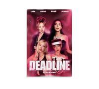 CPXBLHHW Blackpink Pop Singer And Rock Band Stunning Music Album Canvas Poster Wall Art Decorative Painting Bedroom Painting Posters 24x36inch(60x90cm) Unframe-style