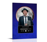 CPXBLHHW Frank Sinatra Pop Singer And Rock Band Stunning Music Album Canvas Poster Wall Art Decorative Painting Bedroom Painting Posters 08x12inch(20x30cm) Frame-style