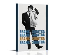 CPXBLHHW Frank Sinatra Pop Singer And Rock Band Stunning Music Album Canvas Poster Wall Art Decorative Painting Bedroom Painting Posters 16x24inch(40x60cm) Frame-style