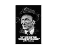 CPXBLHHW Frank Sinatra Pop Singer And Rock Band Stunning Music Album Canvas Poster Wall Art Decorative Painting Bedroom Painting Posters 16x24inch(40x60cm) Unframe-style
