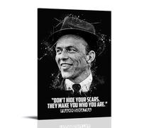 CPXBLHHW Frank Sinatra Pop Singer And Rock Band Stunning Music Album Canvas Poster Wall Art Decorative Painting Bedroom Painting Posters 16x24inch(40x60cm) Frame-style