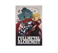 CPXBLHHW Fullmetal Alchemist Popular Anime Classic Anime Canvas Poster Wall Art Decorative Painting Bedroom Painting Posters 08x12inch(20x30cm) Unframe-style