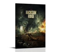 CPXBLHHW Hacksaw Ridge Premium Movie And Great TV Series Canvas Poster Wall Art Decorative Painting Bedroom Painting Posters 08x12inch(20x30cm) Frame-style