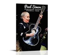 CPXBLHHW Paul Simon Pop Singer And Rock Band Stunning Music Album Canvas Poster Wall Art Decorative Painting Bedroom Painting Posters 08x12inch(20x30cm) Frame-style