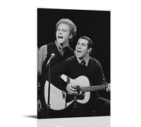 CPXBLHHW Paul Simon Pop Singer And Rock Band Stunning Music Album Canvas Poster Wall Art Decorative Painting Bedroom Painting Posters 08x12inch(20x30cm) Frame-style