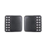 CPXCTZFZUB For J&eep For Wrangler JK JL Gladiator JT Side Rearview Mirror Housing W Dual Row Turn Signal Lights Running DRL Automotive Turn Signal Assemblies(FOR JK)