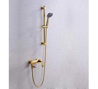 CPYGMXI Bathtub Faucets Wall Mounted Bathtub Mixer Tap Shower with Handheld and Lifting Rod, Luxury