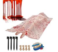 CPYGMXI Death Body Decorations - Scary Hallowmas Back from the Grave Dead Body Prop,Garden Outdoor Death Body Props for Halloween Haunted House