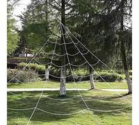 CPYGMXI Decorations, 2 Pack Large Web Stretch Triangular Cobweb Props Super Set for Outdoor Yard Decor