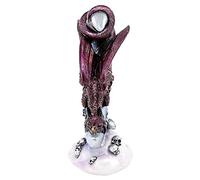 CPYGMXI Dragon Statue - Skull Moonlight Shaped Dragon Statue,Novelty Garden Dragon Statues Gnomes Outdoor Decor for Decorations, Ornament