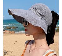 CPYGMXI Empty Roof Top Sunscreen Cap Bucket Hat Sun Visor Folding Big Brim Summer Hats Cap for The Beach