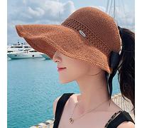 CPYGMXI Empty Roof Top Sunscreen Cap Bucket Hat Sun Visor Folding Big Brim Summer Hats Cap for The Beach