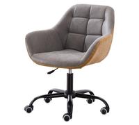 CPYGMXI Ergonomic Office Chair, Home Office Furniture Sets, Faux Leather Desk Chair Dining Chairs Gaming Chair 360° Swivel Task Chair Vanity Chair Lounge Hospitality Ch
