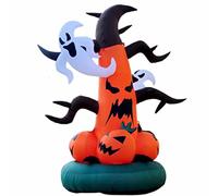 CPYGMXI Halloween Inflatable Scary Tree with,with Build-in LED for Halloween Party Indoor, Outdoor, Yard, Garden, Lawn Decorations