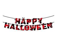CPYGMXI Happy Halloween Banner, Halloween Decoration Banner Halloween Bloody Horror Birthday Party Decorations Supplies