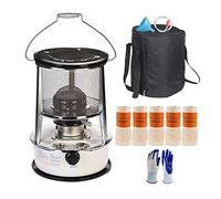 CPYGMXI Kerosene Stove Heater, Portable Petroleum Stove, Kerosene Stove Burner Without Electricity, Paraffin Heater for Outdoor Camping Patio Tents Hiking, EfficientSmoke,6L-White