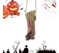CPYGMXI Scary Bloody Broken Body Parts - Bloody Dead Body Parts - Halloween Blood Hand Wall Decor, Fake Human Hands Feet Set, Scary Fake Fingers Eyeballs Horror Props