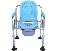 CPYGMXI Shower Stool Bath Chair Toilet Seat Heavy Duty Drop Arm Bariatric Commode Homecare Toilet Chair With Arms And Bathroom Safety Frame For Elderly,Adults Adjustable Seat Height Easy Transfer
