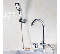 CPYGMXI The Two Leading Copper Single Cold Basin Basin Faucet Bathroom with Shower Wash Basin A with er quality Assurance of and Classic Retro Home Decorat