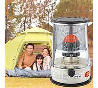 CPYGMXI White Kerosene Stove Burner Portable Kerosene Space Heater For Camping Deck, Efficient Oil Heaters 4.6L6L Indoor Kerosene Stove Heater For Survival Emergency Cooking Tent Metal