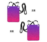 CPyuqw Black Carry Crossbody Purse for Women â€“ Universal Gradient Sequin Sparkle Print Mobile Phone Bag, Lightweight for Outdoor Activities