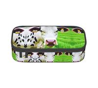 CPyuqw Cow Patterns Print Pencil Case â€“ Multi-Purpose Pen Organizer, School Supplies, Stationery, Makeup, and Office Use