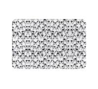 CPyuqw Cute Penguins Sketch Print Doormat Hem Mat Flannel Floor Rug | kitchen bathroom carpet Comfort Floor Mat Flannel Quick Drying Shower Anti-slip floor mat rug bedroom