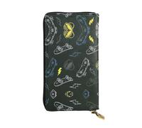 CPyuqw Graffiti Skateboard Print Leather Wallet for Women and Men - Clutch with Card Holder, Coin Pocket & Checkbook Compartment